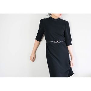 Classic Black Dress Made in Japan
